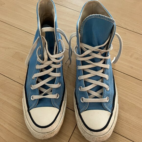 sky blue converse - Picture 3 of 7